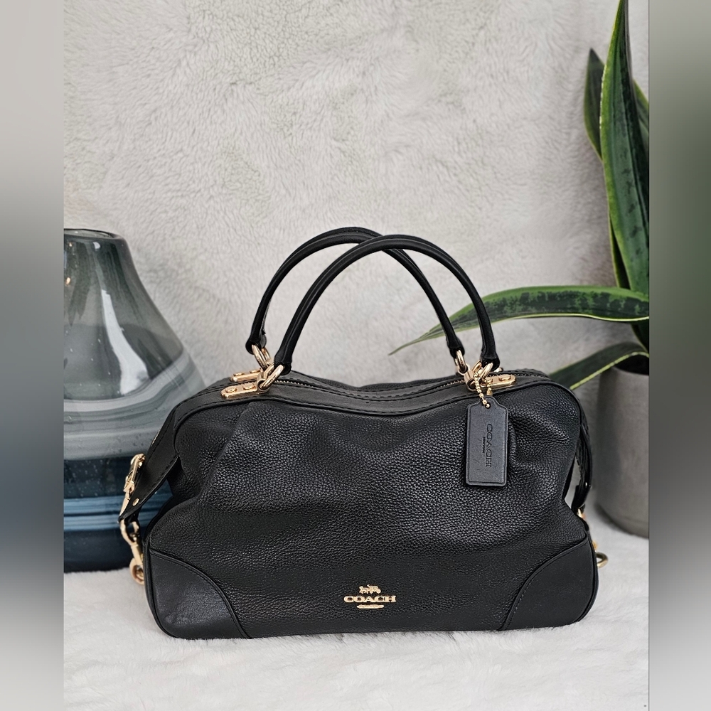 Coach Black Leather Handbag 69621